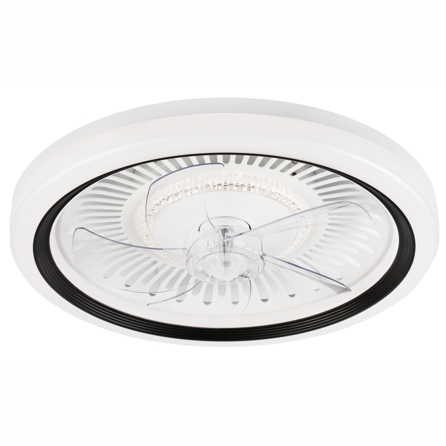 LED Plafón regulable con ventilador GEMMA LED/37W/230V blanco + control remoto