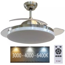 Plafón LED con ventilador LED/30W/230V 3000/4000/6400K + CR