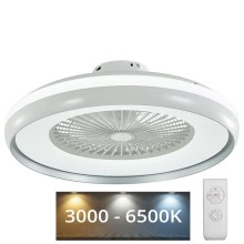Plafón LED con ventilador LED/32W/230V 3000-6500K gris + CR