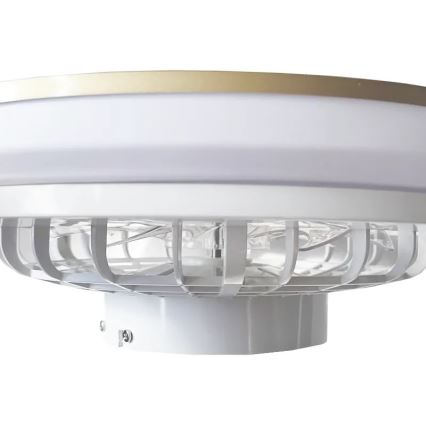 Plafón LED regulable con ventilador OPAL LED/48W/230V 3000-6500K + control remoto