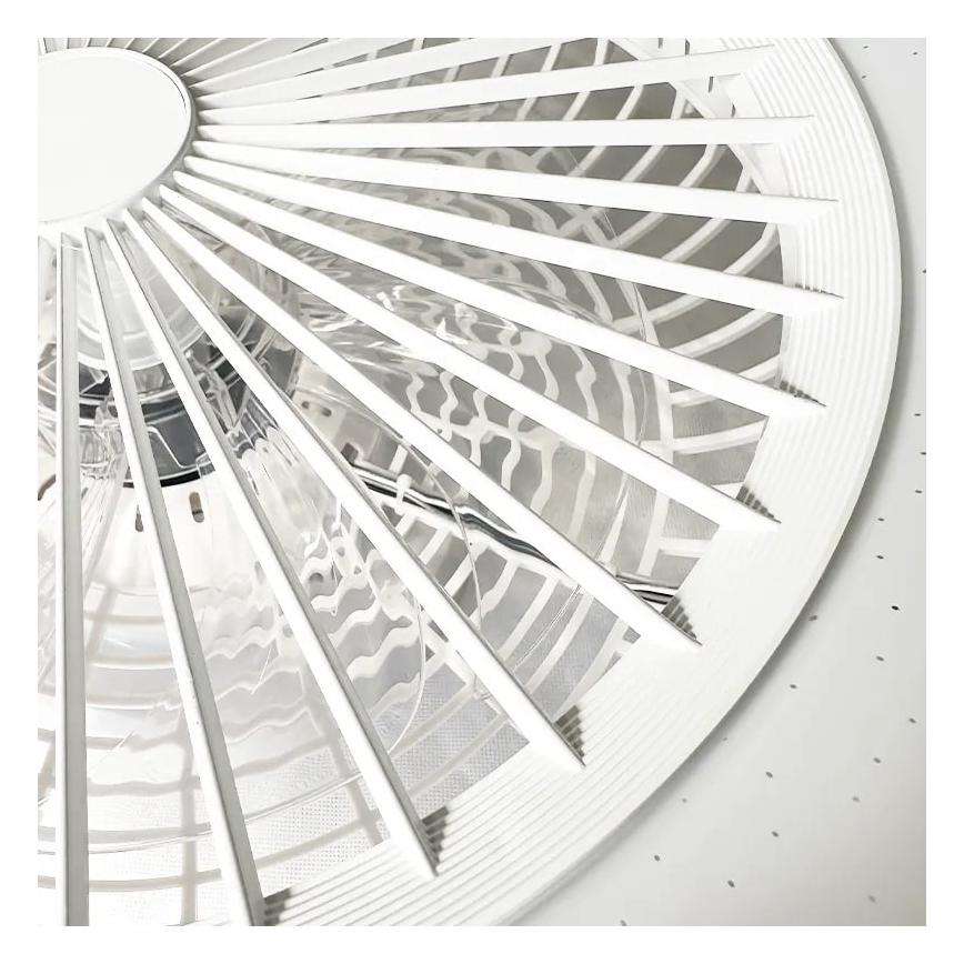 Plafón LED regulable con ventilador OPAL LED/72W/230V 3000-6500K + control remoto