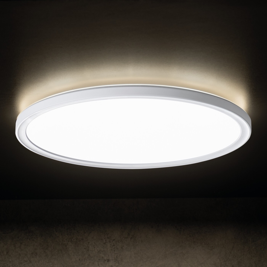Plafón LED de baño AZPO LED/22W/230V diá. 42 cm IP54 blanco