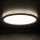 Plafón LED de baño AZPO LED/22W/230V diá. 42 cm IP54 negro