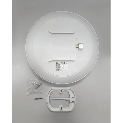 Plafón LED de baño CIRCLE LED/12W/230V 4000K diá. 25 cm IP44 blanco