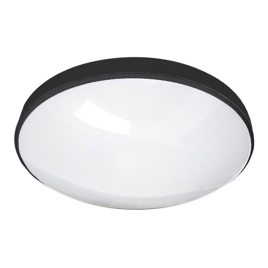 Plafón LED de baño CIRCLE LED/12W/230V 4000K diá. 25 cm IP44 negro