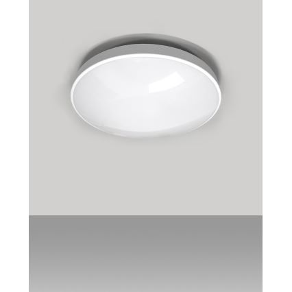 Plafón LED de baño CIRCLE LED/18W/230V 4000K diá. 30 cm IP44 blanco