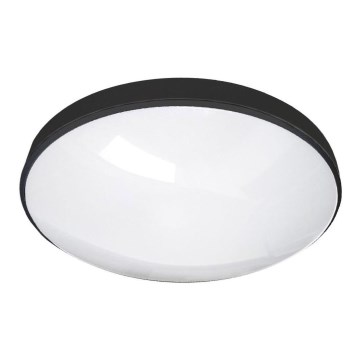 Plafón LED de baño CIRCLE LED/24W/230V 4000K diá. 37 cm IP44 negro