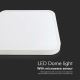 Plafón LED de baño con sensor LED/18W/230V 4000K IP44 blanco + control remoto