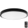 Plafón LED de baño con sensor LED/18W/230V 4000K IP44 diá. 29,5 cm negro + control remoto
