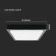 Plafón LED de baño con sensor LED/18W/230V 4000K IP44 negro
