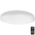 Plafón LED de baño con sensor LED/18W/230V 6500K IP44 blanco + control remoto