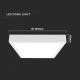 Plafón LED de baño con sensor LED/24W/230V 4000K IP44 blanco