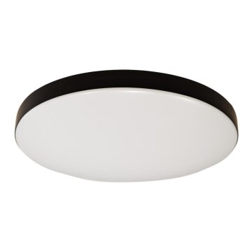 Plafón LED de baño con sensor MAYA LED/13W/230V diá. 33 cm IP44 negro
