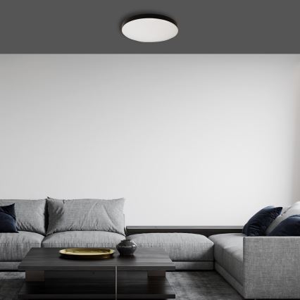 Plafón LED de baño con sensor MAYA LED/13W/230V diá. 33 cm IP44 negro