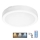 Plafón LED de baño con sensor NAIROS LED/24W/230V IP65 3000/4000/6500K diá. 30 cm blanco + control remoto
