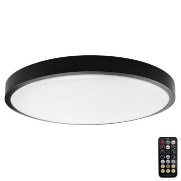 Plafón LED de baño con sensor SAMSUNG CHIP LED/24W/230V IP44 4000K diá. 35 cm + control remoto