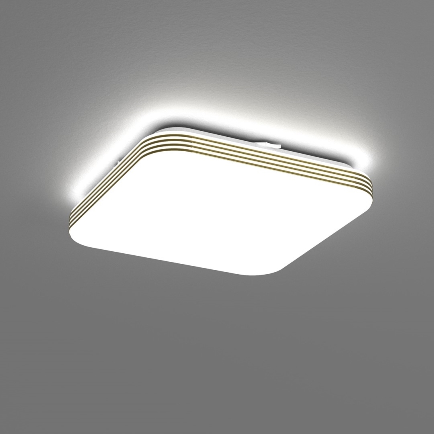 Plafón LED de baño DABAR LED/11W/230V 4000K 26x26 cm IP44