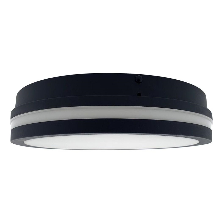Plafón LED de baño ELLÉ LED/24W/230V 3000/4000/6500K diá. 26 cm IP54 antracita