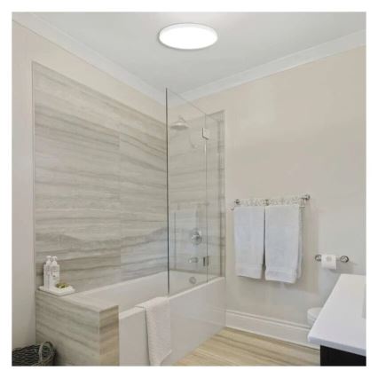 Plafón LED de baño LED/18W/230V 3000/4000/5700K IP55 blanco
