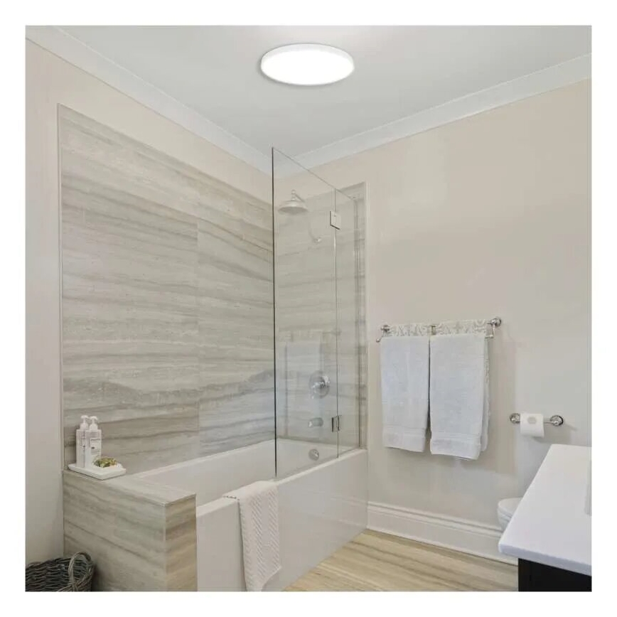 Plafón LED de baño LED/18W/230V 3000/4000/5700K IP55 blanco
