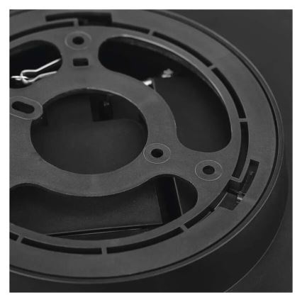 Plafón LED de baño LED/18W/230V 3000/4000/5700K IP55 negro