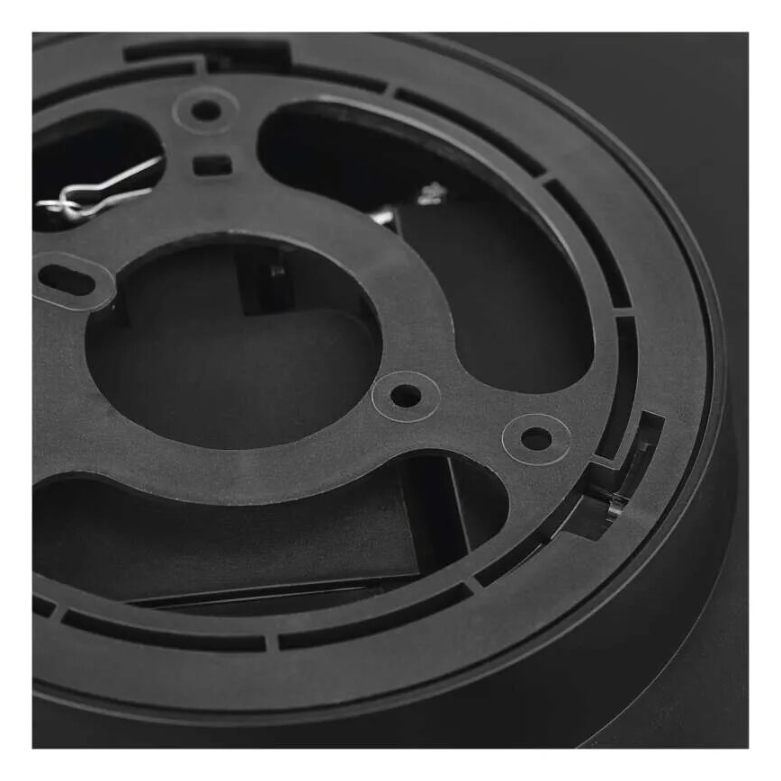 Plafón LED de baño LED/18W/230V 3000/4000/5700K IP55 negro