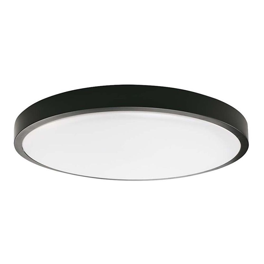 Plafón LED de baño LED/18W/230V 4000K IP44 negro