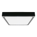 Plafón LED de baño LED/30W/230V 3000K IP44 42x42 cm negro
