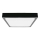Plafón LED de baño LED/30W/230V 4000K IP44 42x42 cm negro