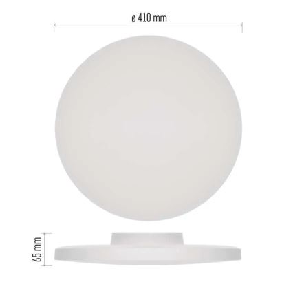 Plafón LED de baño LED/32W/230V 3000/4000/5700K IP55 blanco