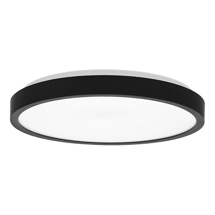 Plafón LED de baño LIRA LED/18W/230V 4000K diá. 29,5 cm IP44 negro