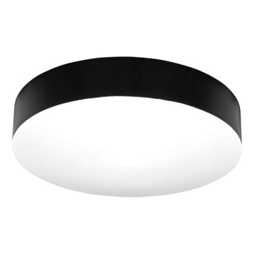 Plafón LED de baño MAKARON LED/24W/230V 3000/4000/6000K diá. 30 cm IP44 negro