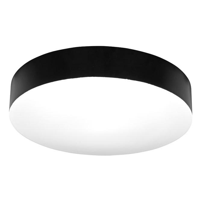 Plafón LED de baño MAKARON LED/50W/230V 3000/4000/6000K diá. 50 cm IP44 negro