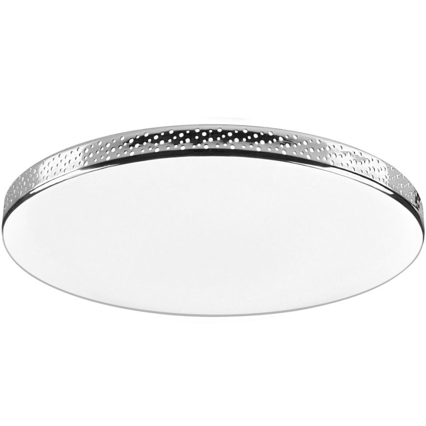 Plafón LED de baño MOON LED/18W/230V cromo brillante IP44