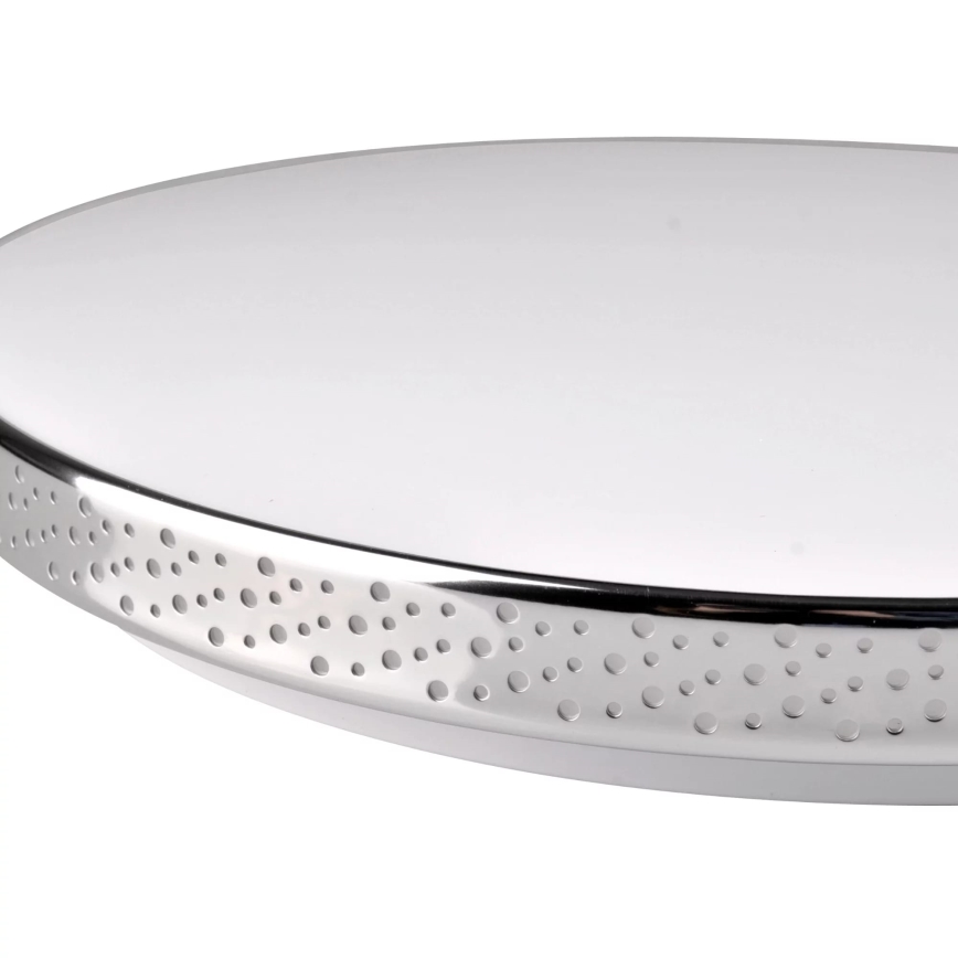 Plafón LED de baño MOON LED/18W/230V cromo brillante IP44