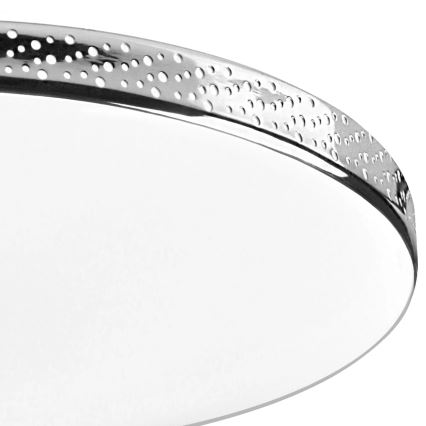Plafón LED de baño MOON LED/18W/230V cromo brillante IP44