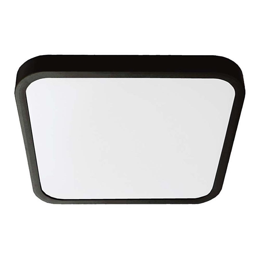 Plafón LED de baño SAMSUNG CHIP LED/48W/230V IP44 4000K 42x42 cm negro