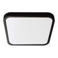 Plafón LED de baño SAMSUNG CHIP LED/48W/230V IP44 6500K 42x42 cm negro