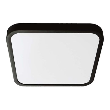 Plafón LED de baño SAMSUNG CHIP LED/48W/230V IP44 6500K 42x42 cm negro
