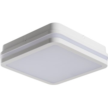 Plafón LED de exterior con sensor de movimiento BENO LED/12/18W/230V 3000/3500/4000K IP65 blanco cuadrado