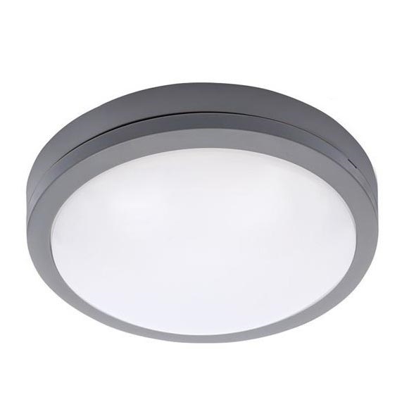 Plafón LED de exterior con sensor SIENA LED/20W/230V 4000K diá. 23 cm IP54