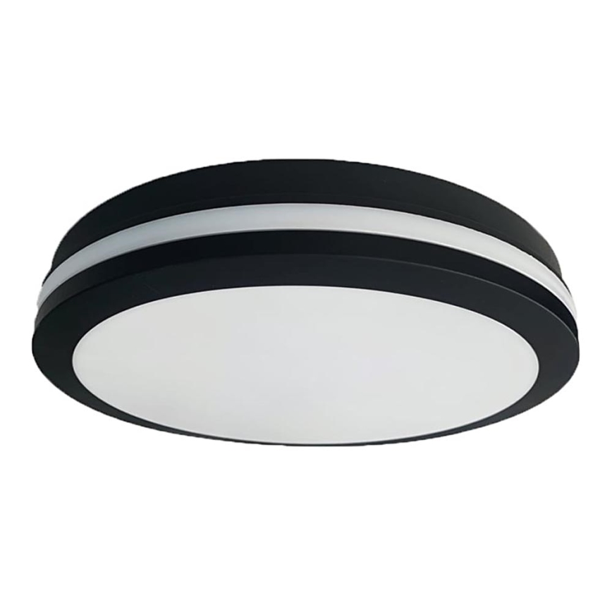 Plafón LED de exterior MARLON LED/12W/230V 4000K IP54 negro