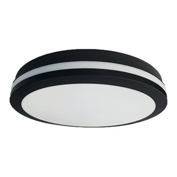 Plafón LED de exterior MARLON LED/18W/230V 4000K IP54 negro