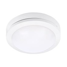 Plafón LED de exterior SIENA LED/13W/230V IP54 diá. 17 cm blanco