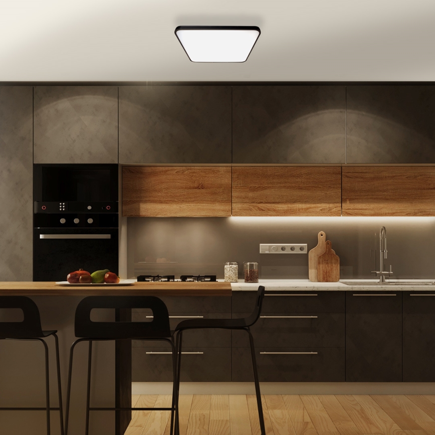 Plafón LED FABIO LED/35W/230V negro