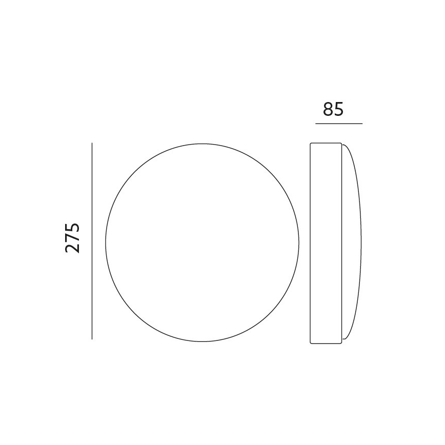 Plafón LED FLAVIA 1xLED/12W/230V