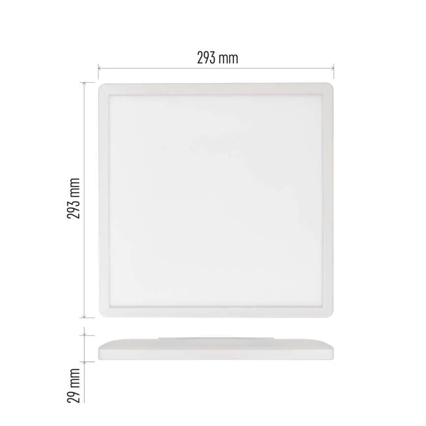 Plafón LED FLORI LED/18W/230V 4000K blanco 29x29 cm