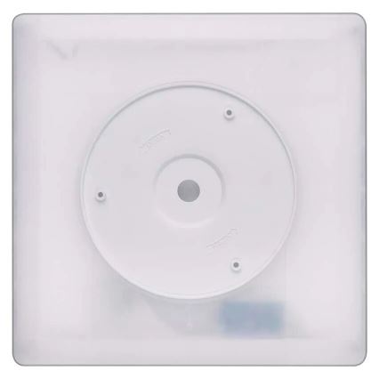 Plafón LED FLORI LED/18W/230V 4000K negro 29x29 cm