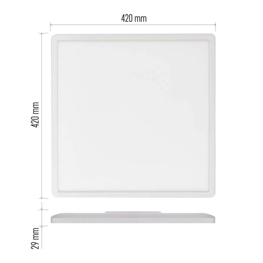 Plafón LED FLORI LED/22W/230V 4000K blanco 42x42 cm