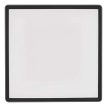 Plafón LED FLORI LED/22W/230V 4000K negro 42x42 cm
